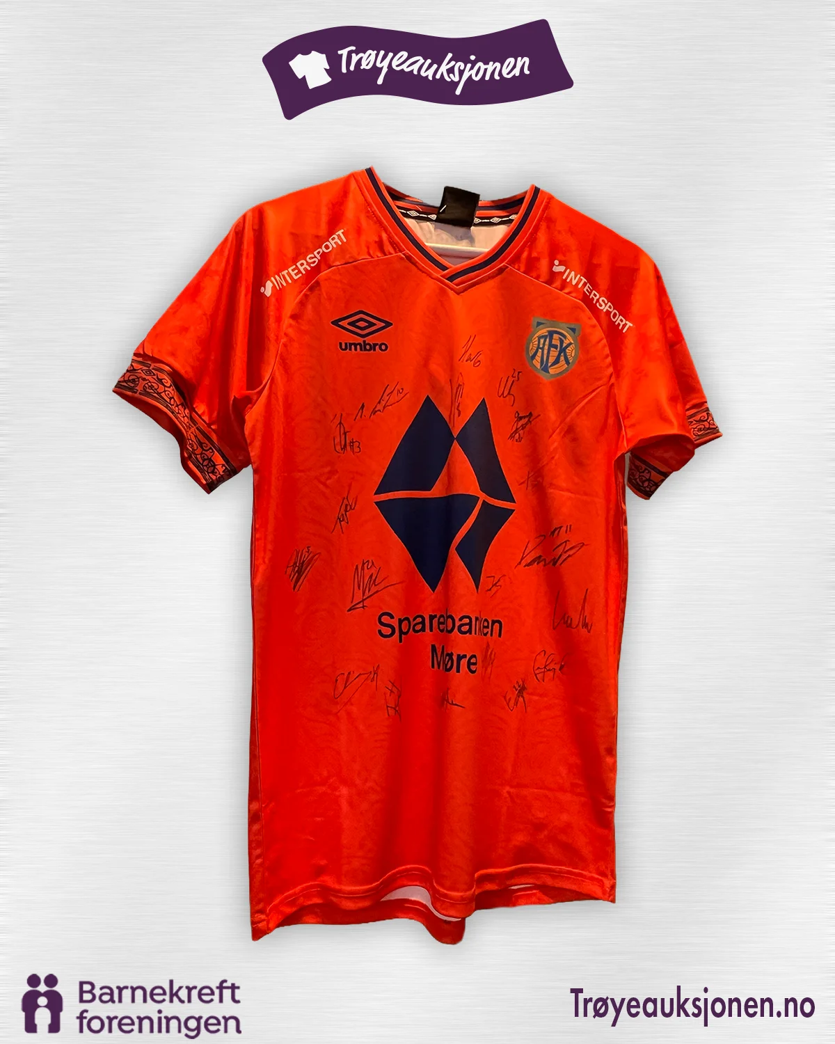 Signert fotballdrakt fra Ålesund FK, AaFK