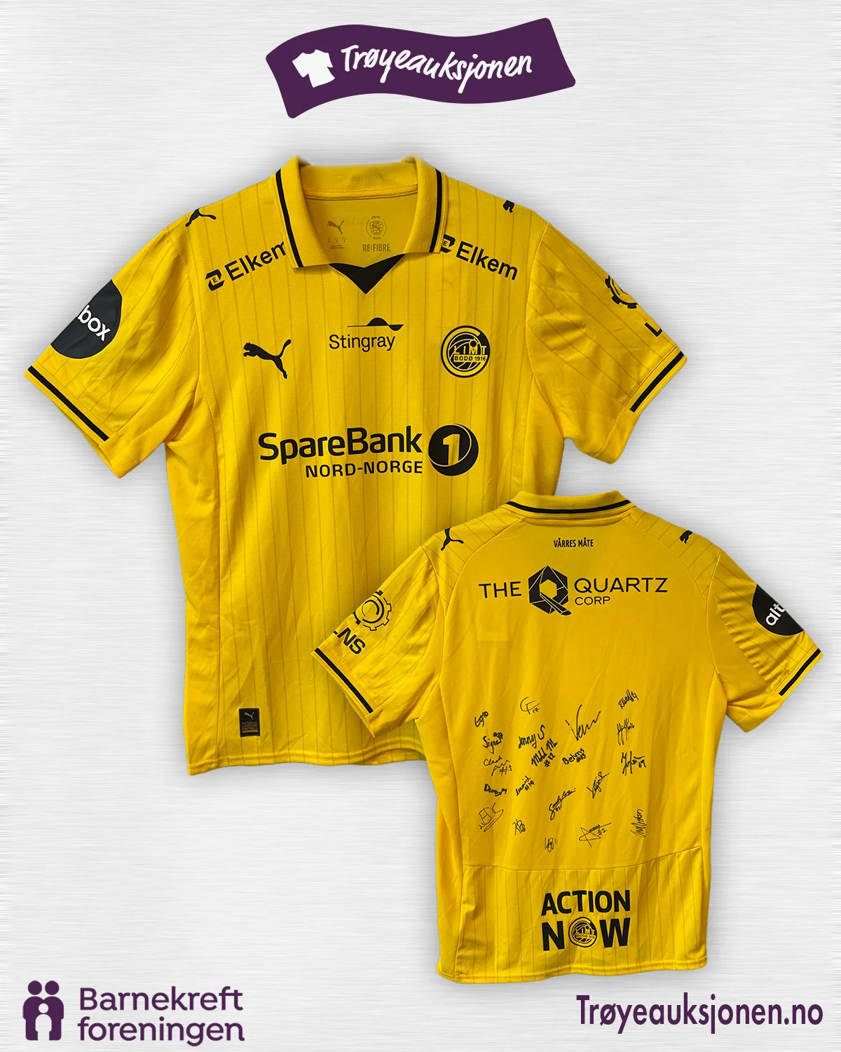 Signert fotballdrakt fra Bodø/Glimt, Kvinner
