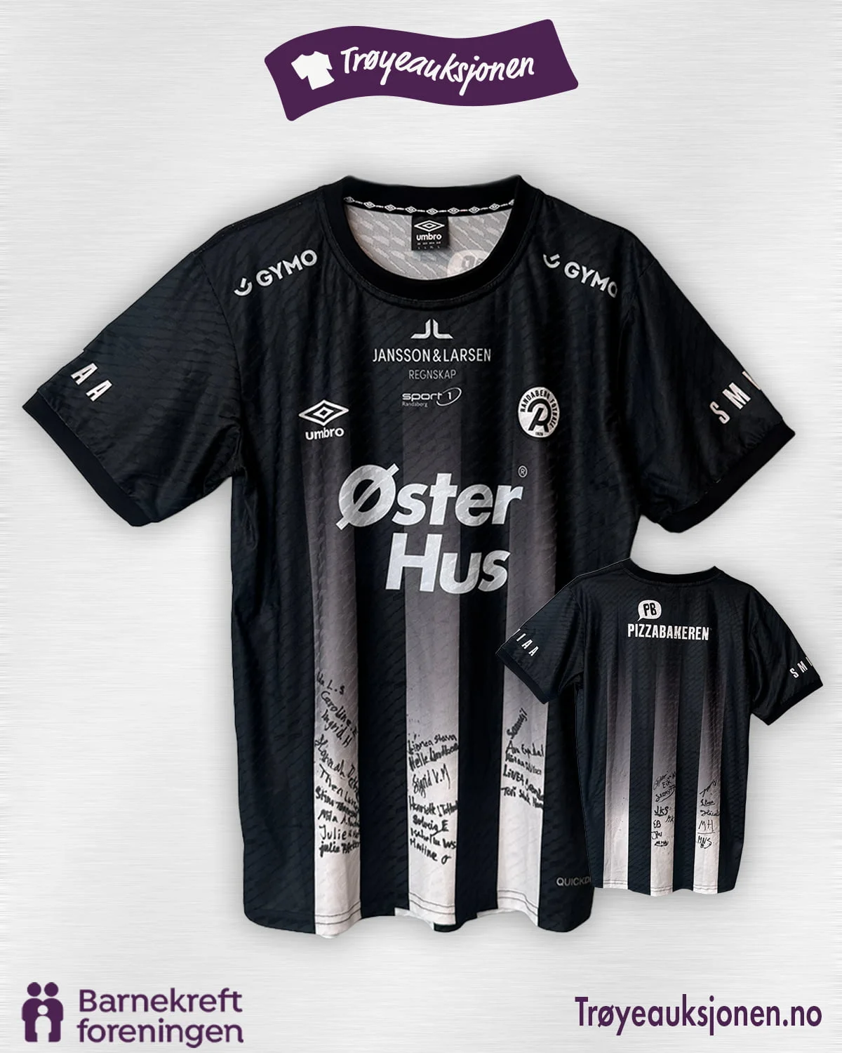 Signert fotballdrakt fra Randaberg, Herrer