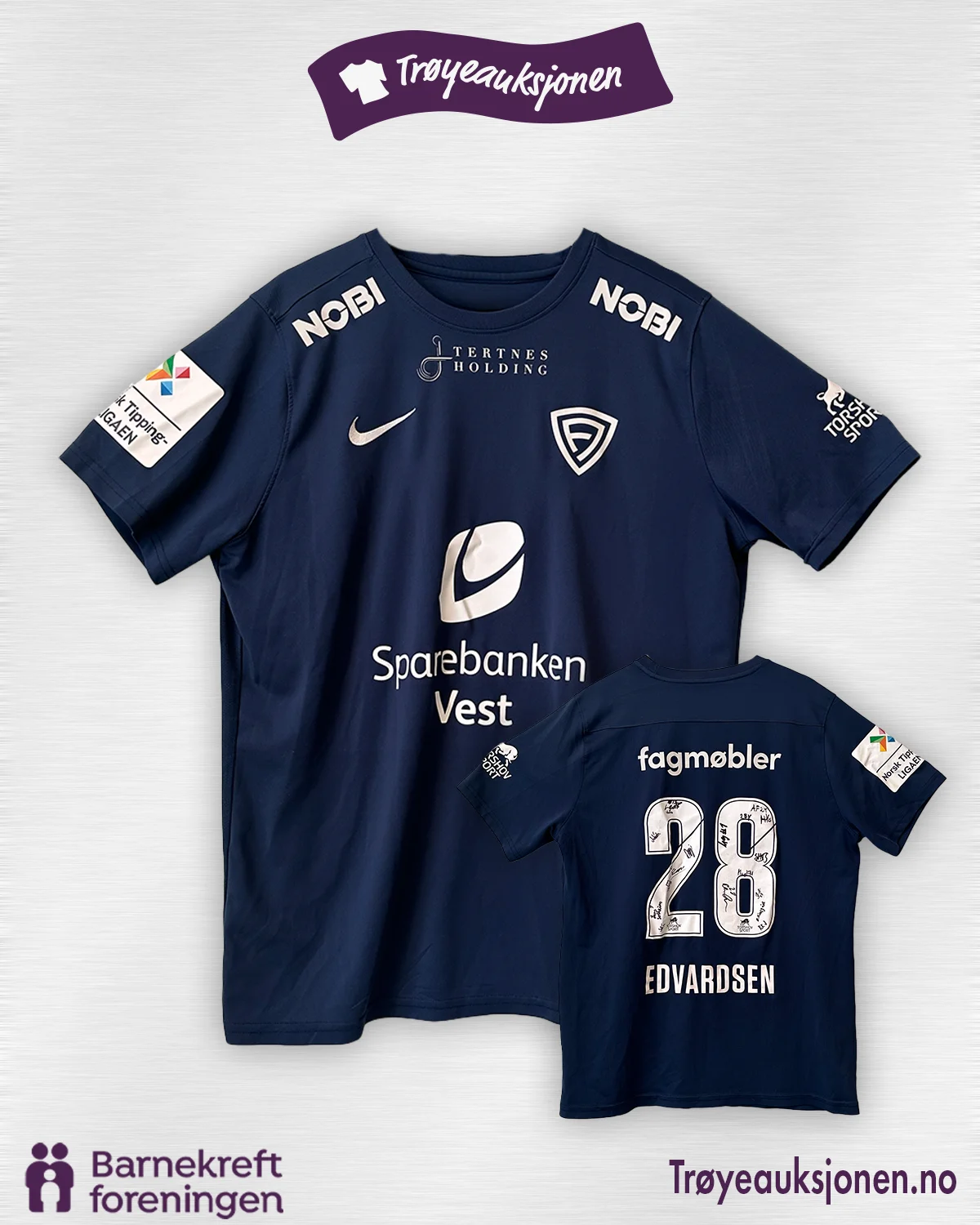 Signert fotballdrakt fra Askøy, Herrer