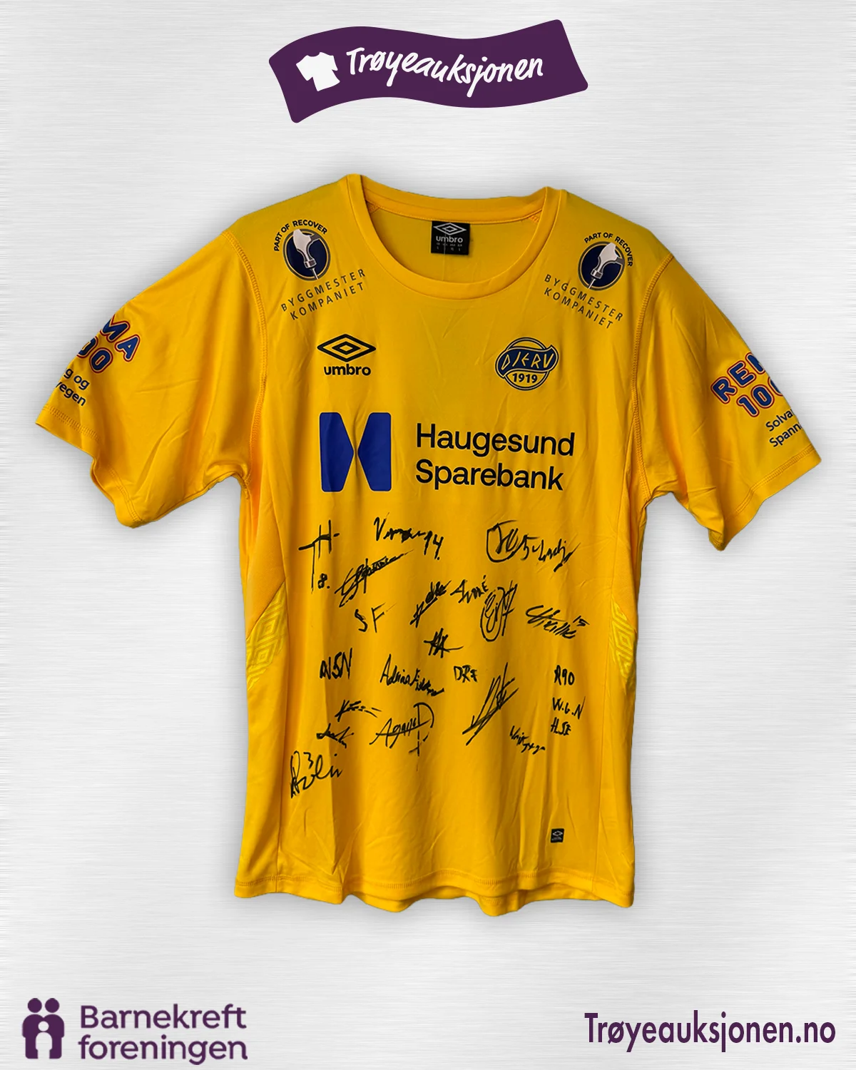 Signert fotballdrakt fra Djerv1919, Herrer