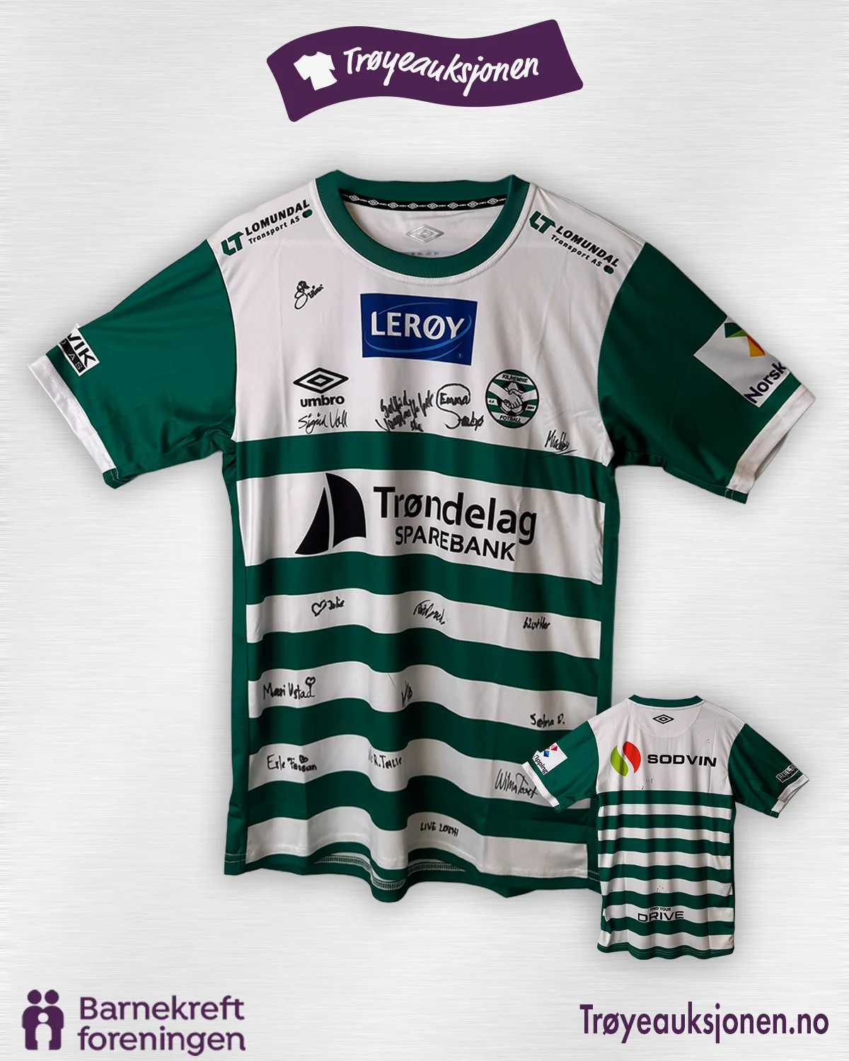 Signert fotballdrakt fra KIL/Hemne, Kvinner