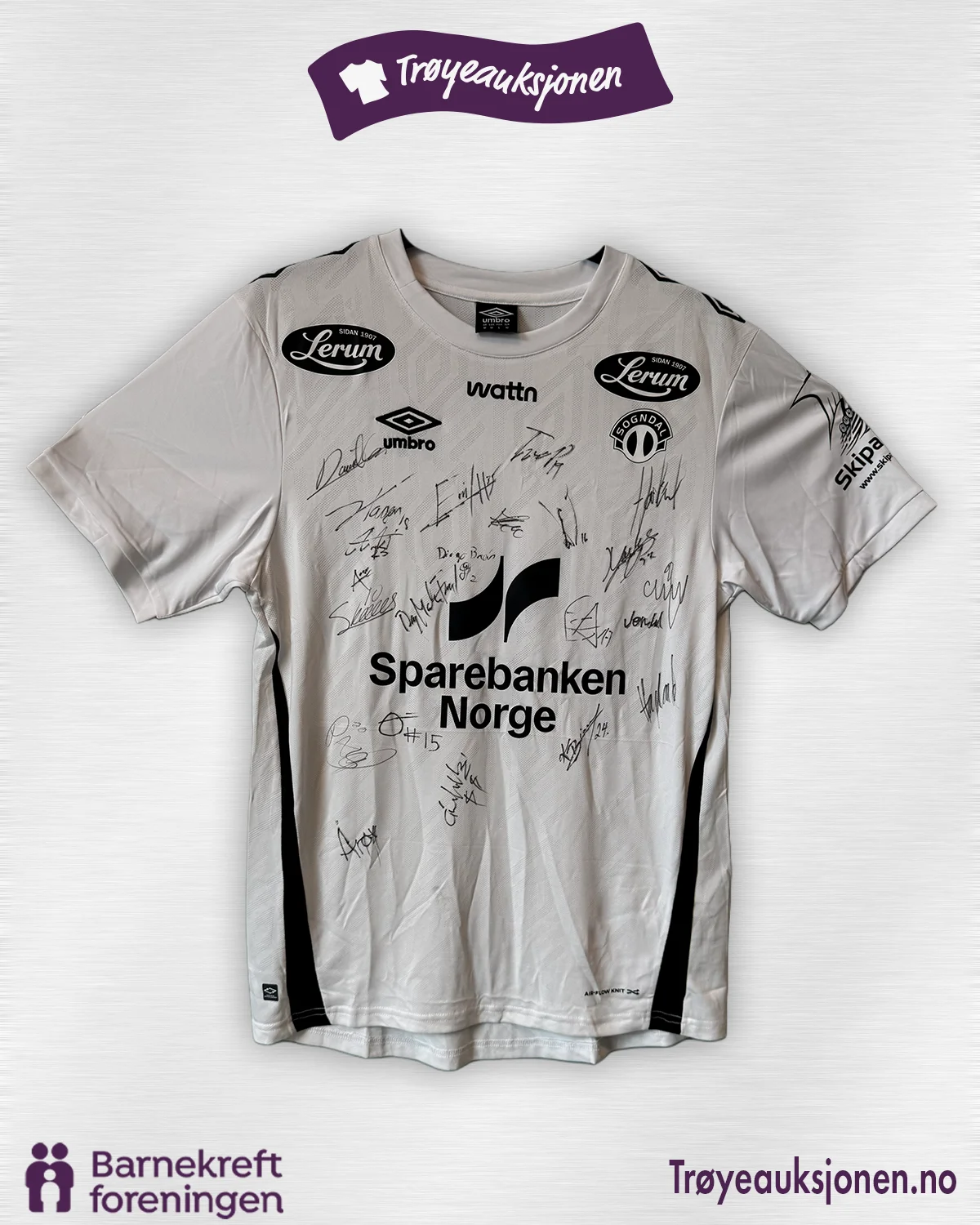 Signert fotballdrakt fra Sogndal, Lagsignert